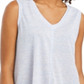 Style & Co Women's V-Neck High-Low Tank Top  Lilac  Size Medium