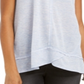Style & Co Women's V-Neck High-Low Tank Top  Lilac  Size Medium