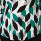 Alfani Women's Plus Size Printed Top  - Textured Leaves Blue Size 4