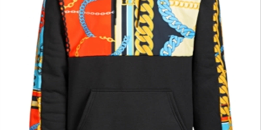 Reason Men's Locked Graphic Hoodie Black Size Large