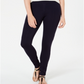 Style & Co Women's Curvy Seamed Ponte-Knit Leggings  Blue Size Small