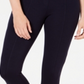 Style & Co Women's Curvy Seamed Ponte-Knit Leggings  Blue Size Small