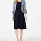Jessica Howard Petite Printed Jacket Various Blue Size 14 P