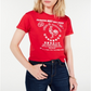 Mad Engine Women's  Mighty Fine Juniors' Sriracha Graphic T-Shirt Red Size Small