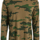 ID Ideology Men's Exploded Camo Long-Sleeve T-Shirt  Green Size Small