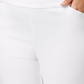 INC International Concepts Plus Size Lace-Hem Capri Pants Bright White 26W