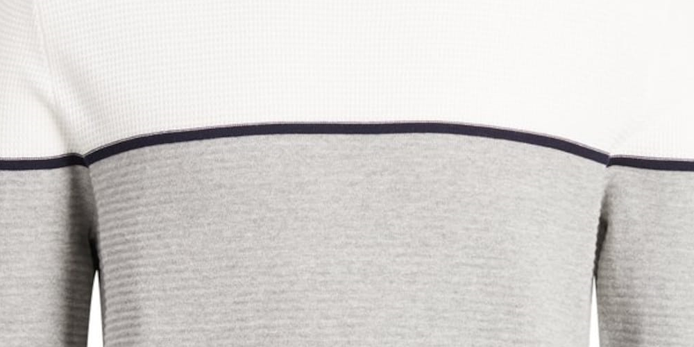 Herren Jorbrit Knit Crew Neck Pullover-Blau Gray Size Small