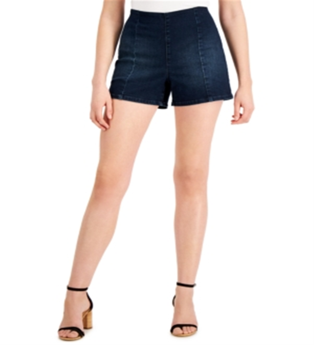 INC International Concepts Women's Pull-on Jean Shorts  Blue Size 2