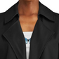 Bar III Women's  Open-Front Trench Jacket  Black Size M -