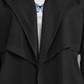 Bar III Women's  Open-Front Trench Jacket  Black Size M -