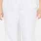 Charter Club Women's  Plus Size Linen Straight-Leg P Bright White Size 0X