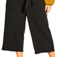 City Chic Women's Trendy Plus Size Tie-Waist Pant Black 24W