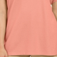 Karen Scott Women's  Cotton Polo Top Peach Cream Size Small