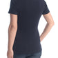 Tommy Hilfiger Women's  Cotton Scoop Neck T-Shirt  Navy Size Small