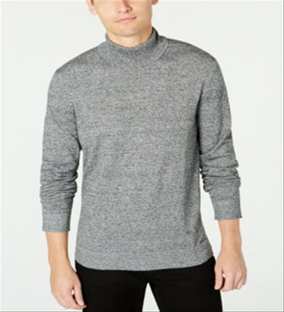 Alfani Men's Turtleneck Sweater  Gray  Marled  Size 3XL