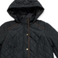 Charter Club Women's Quilted Jacket Deep Black Size S