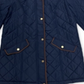 Charter Club Women's  Quilted Jacket Intrepid Blue Size S