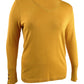 JM Collection Women's  Button-Cuff Pullover Sweater Golden Poppy Size  L