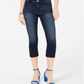 INC Women's Finity Stretch Cropped Jeans  Blue Size 0