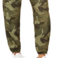 Almost Famous Women's Juniors Camo-Print Jogger Pants Green Camo Size XL