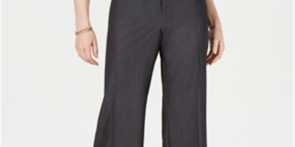 Style & Co Women's Petite Wide-Leg Pants  Rocket Gray Size 20X5