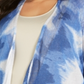 Alfani Women's Acid Wash 3/4 Sleeve Open Cardigan Sweater Blue Size 0X