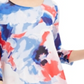 Alfani Women's Blouse  Super Watercolor Tunic  Blue Size Petite S
