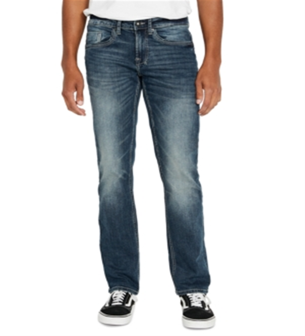 Buffalo Jeans Men's Six-X-Basic Stretch Straight Fit Jeans Blue Size 30X32