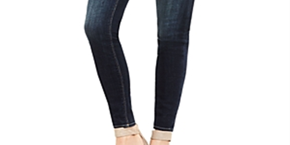 Vince Camuto 5-Pocket Dark Authentic Skinny Leg Jean Blue Size 28