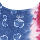 Style & Co Women's Tie Dye Cap Sleeve Crew Neck T-Shirt Blue Size XX-Large
