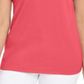 Karen Scott Women's Cotton Scalloped-Neck T-Shirt  Orange Size Small