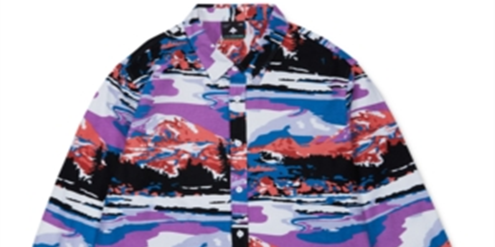 Lrg Men's Alpine Divine Flannel Coral Multi Blue Size XL