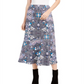 NY Collection Women's Diagonal Seamed Skirt Black Size Petite Small