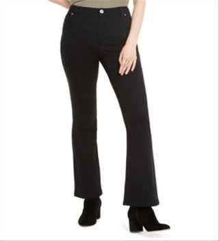 INC Women's Denim Curvy Bootcut Jeans Black Size 6