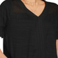 Style & Co Women's Crochet Top  Black Size XS