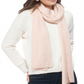 Style & Co Women's Rib Solid Scarf with Lurex Pink One Size