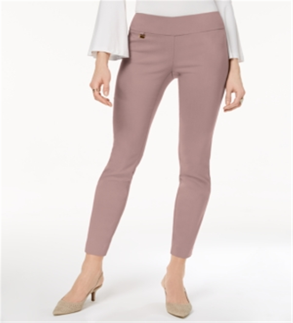 Alfani Women's Petite Pants, Tummy-Control Sk Pottery Clay Size 2P