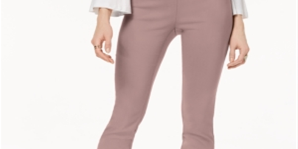 Alfani Women's Petite Pants, Tummy-Control Sk Pottery Clay Size 2P