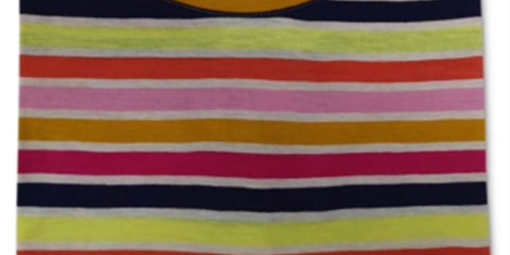 Style & Co Women's Cotton Printed T-Shirt Brown Size Large