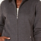 Karen Scott Women's Mock Neck Jacket Grey Size X-Small
