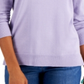 Style & Co Women's Crewneck Sweater Purple Size X-Large