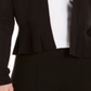 Charter Club Women's  Open-Front Peplum Cardigan  Black Size Medium