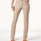 Charter Club Tummy-Slimming Straight-Leg Je Almond Latte Size 10S