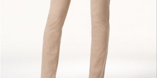 Charter Club Tummy-Slimming Straight-Leg Je Almond Latte Size 10S