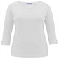Karen Scott Women's Cutout Boatneck T-Shirt White Size Large