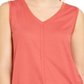 Style & Co Women's High-Low Tank Top Coral Depth Size XL