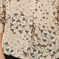 Charter Club Women's Maria Floral-Print Blouse  Brown Size Small