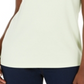 Karen Scott Women's Crochet-Trim Split-Neck Top Calm Aloe Size XS
