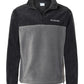 Columbia Men's Steens Mountain Half-Zip Fleece Jacket in Black/Grill Size Medium