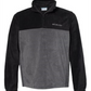 Columbia Men's Steens Mountain Half-Zip Fleece Jacket in Black/Grill Size Medium